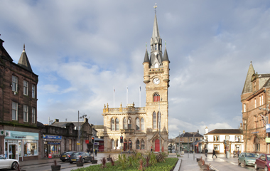 Renfrew town hall has been refurbished